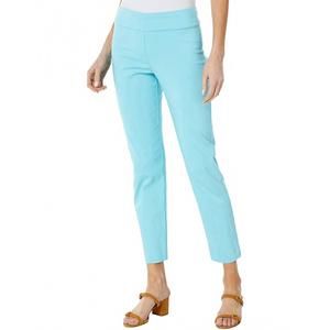 NEW KRAZY LARRY pull-on ankle pant in aqua